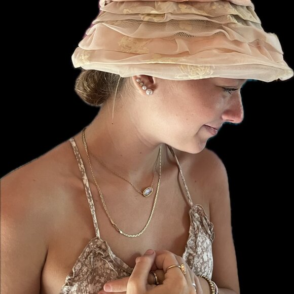 Early 1900s Pink Pillbox Womens Hat - Picture 8 of 8